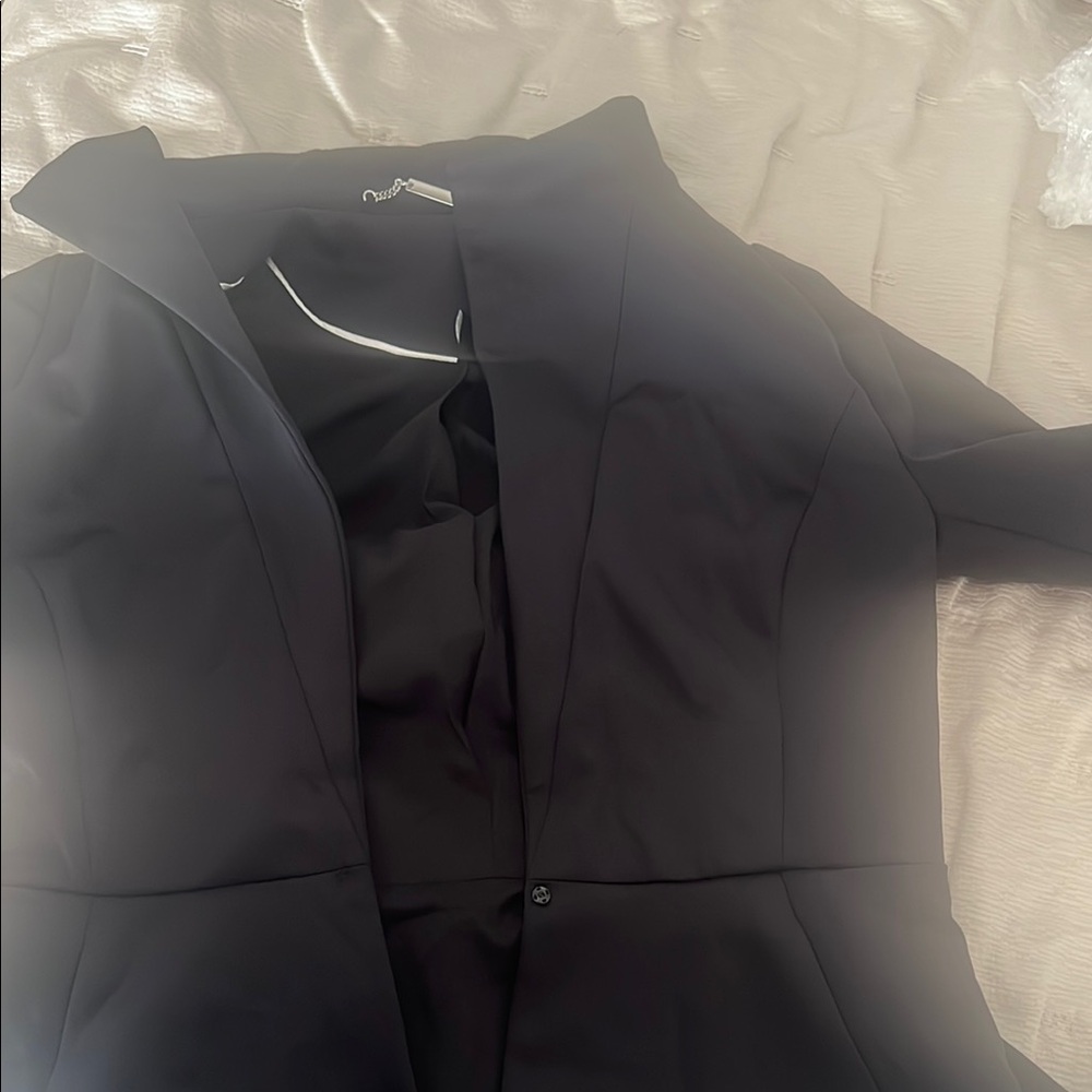White House Black Market Black Blazer with Tailored Fit